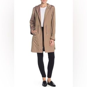 Cole Haan Hooded Anorak Champagne